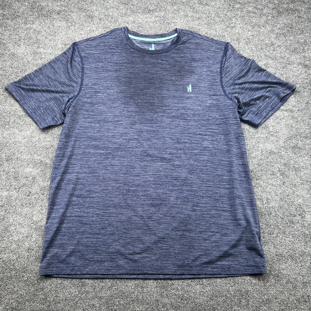 Johnnie-O Shirt Mens XL Blue Prep-Formance Short Sleeve Tee *FLAW*